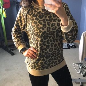 Leopard oversized sweater
